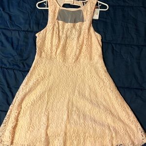 Peach Summer Dress -Large